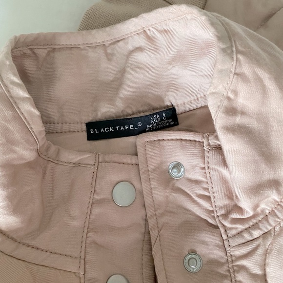 NWOT Black Tape Geo Quilted Jacket in Light Pink - Picture 6 of 7